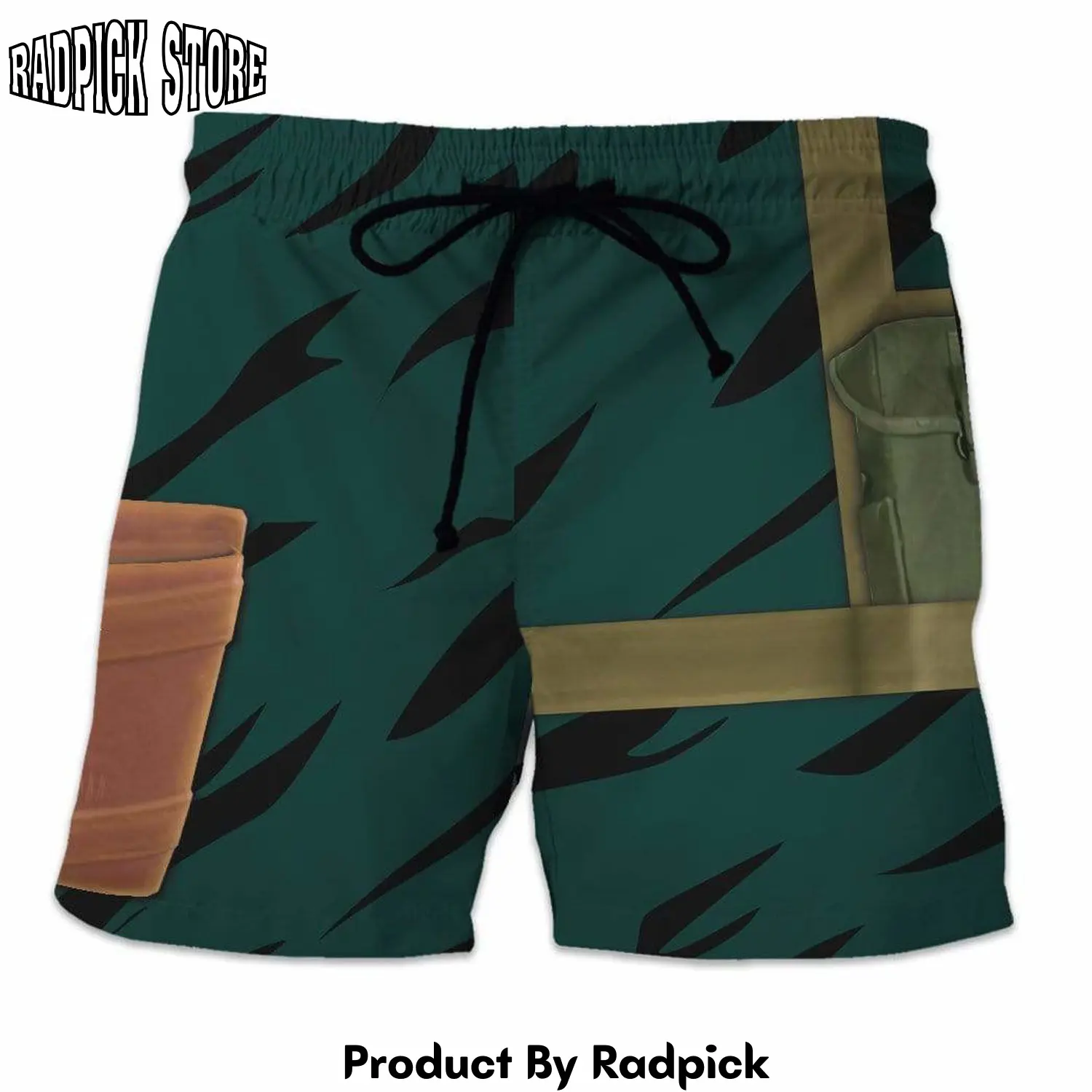 Radpick 3d custom beach shorts cosplay small soldiers commando elite rp631623